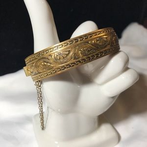 Vintage tin bracelet